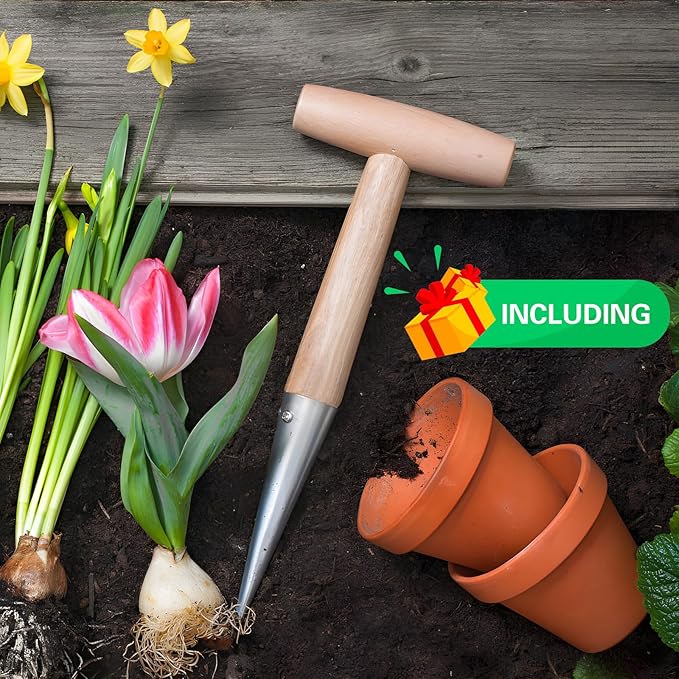 Lawn Aerator, Grass Aerator for Lawn, Manual Core Aerator Hand Tool, with 4 Hollow Slots for Lawns Garden & Compacted Soils，Heavy Duty Plug Core Aerator Lawn Tool （Black）