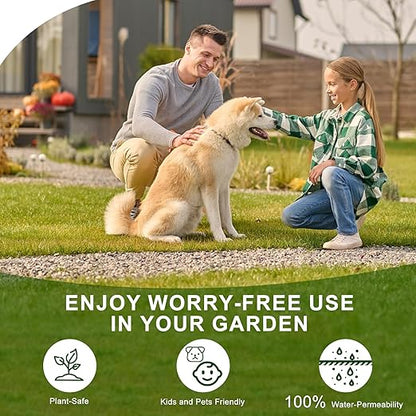 Teexpert 2 Gallon Rock Glue for Landscaping – Strong Pea Gravel Binder & Stone Adhesive for Walkways, Yards, Patios, and Decorative Driveway Edges