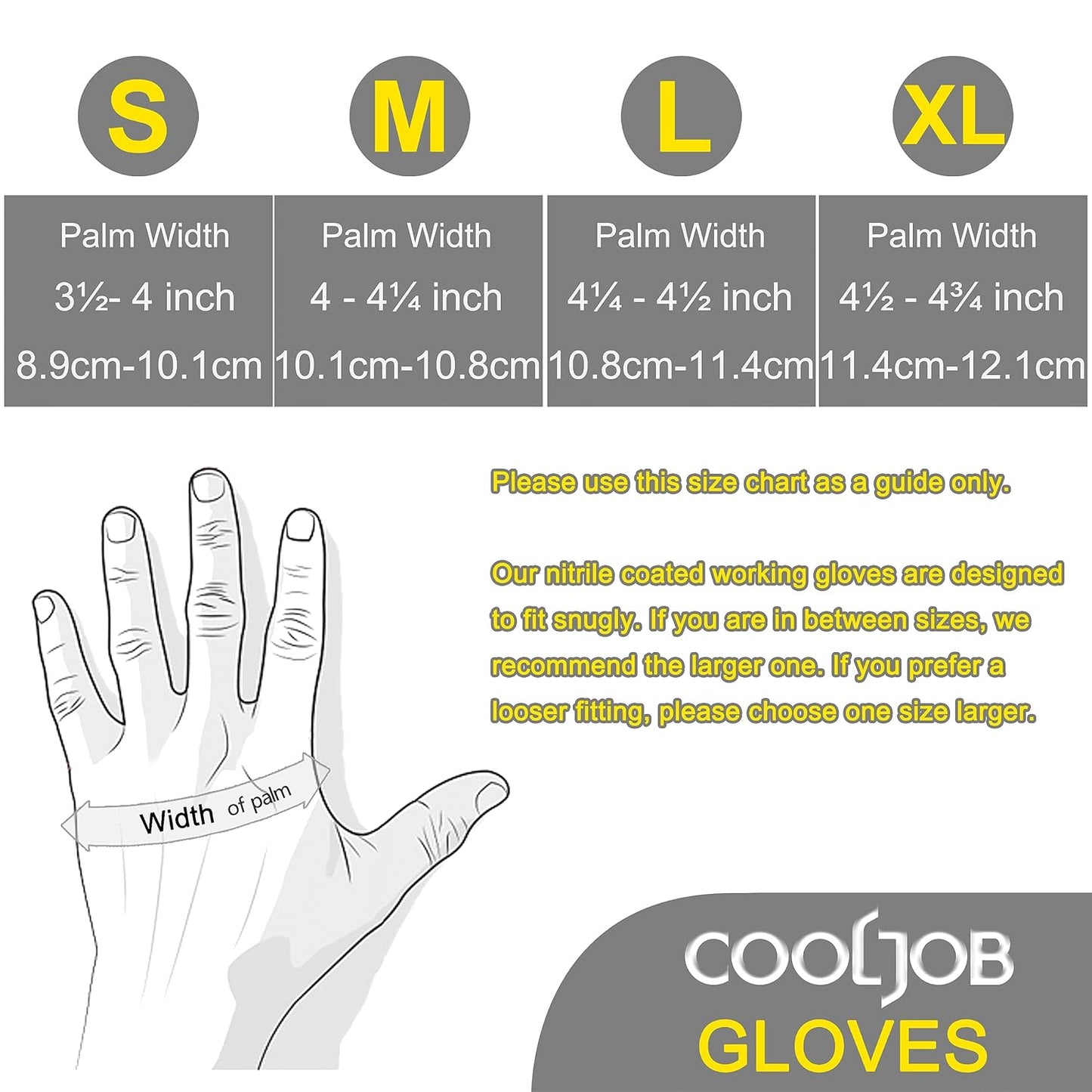 COOLJOB 10 Pairs Nitrile Dipped Safety Work Gloves with Grip, Non-slip Rubber Coated Bulk Garden Gloves for Men, Heavy-duty Oil Resistant for Truck Driver, Warehouse Box Handler, Small, Red Blue