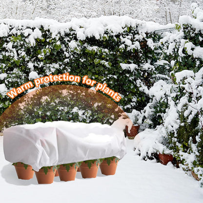 DECOHS 3 Pc Rectangular Winter Plant Freeze Protection- 59" x 17.7" x 15.7" Balcony Plant Box Cover- Planter Frost Covers Bags Wraps Blanket