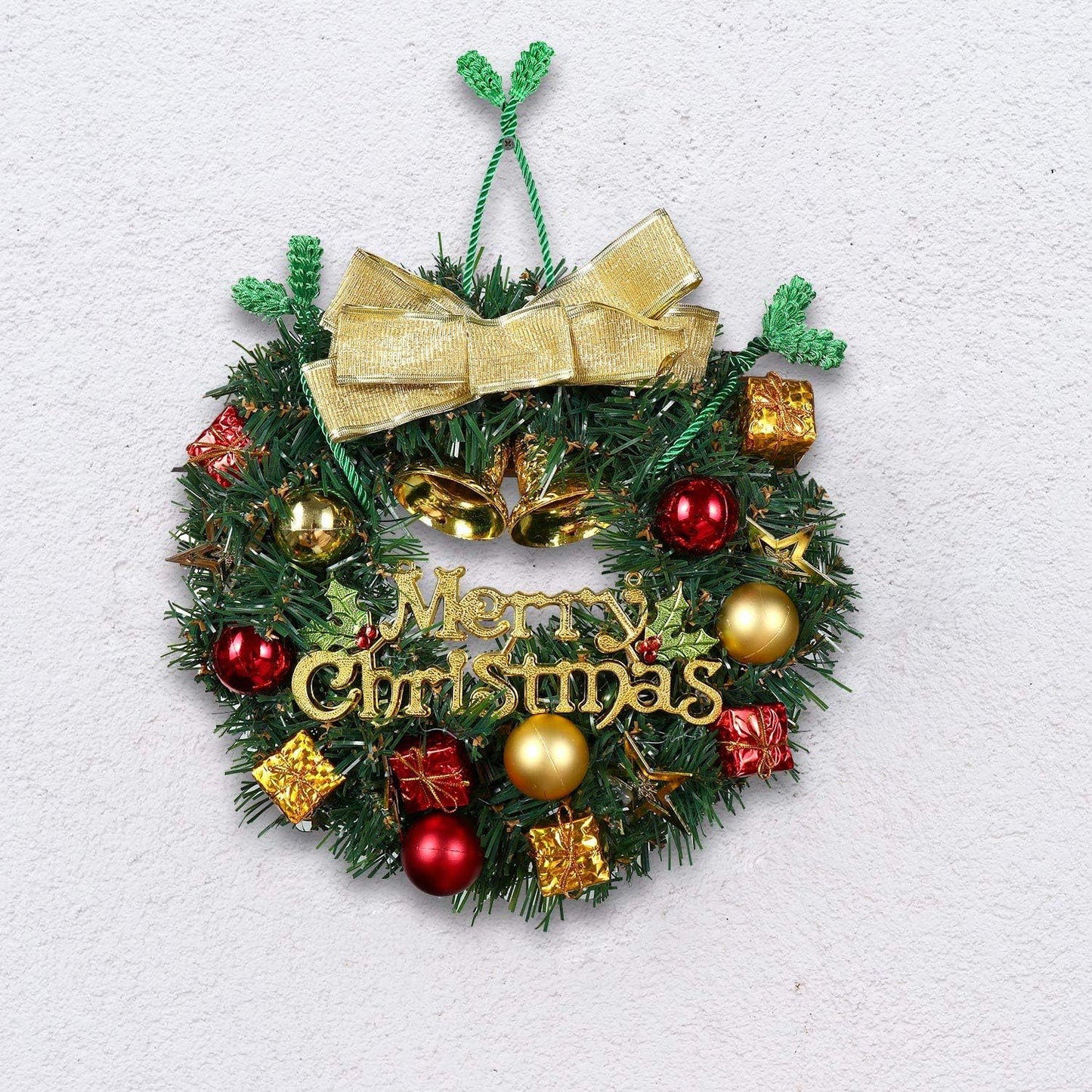 Shappy 12 Pieces Christmas Garland Banister Ties Christmas Decorative Reusable and Flexible Twist Ties for Garland, Banister Home Decoration