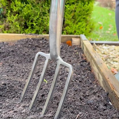 Spear & Jackson 4552BF Traditional Stainless Border Fork, Multi-Coloured
