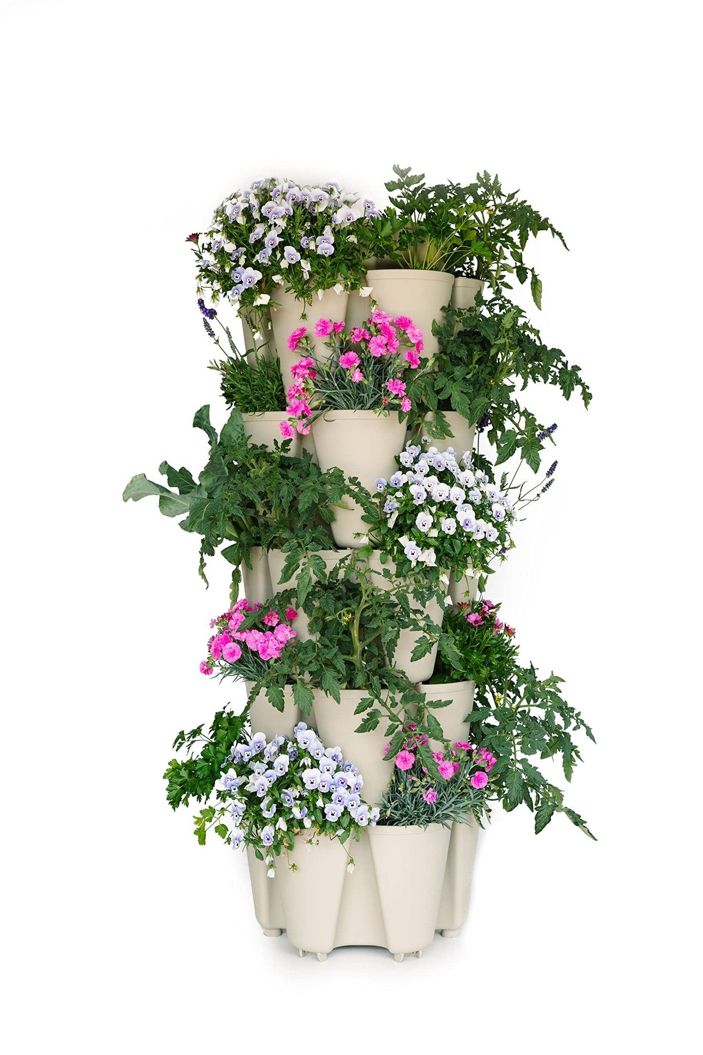 Greenstalk Patented Large 5 Tier Vertical Garden Planter with Patented Internal Watering System