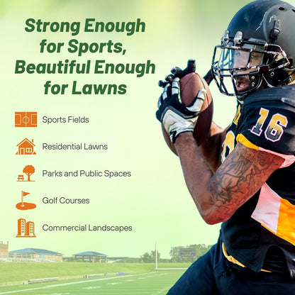 Outsidepride Monaco Bermuda Grass Seed - 2 lbs. Drought-Tolerant, Dense, Wear-Resistant Turf Grass Seeds for Lawn, Sports Fields, & High-Traffic Areas - Ideal for Warm-Season & Transition Zone Areas