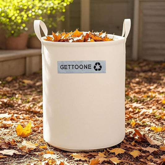 Lawn Garden Clippings Bags Yard Waste Bins Reusable Bags Leaf Container and Trash Bag With Two
