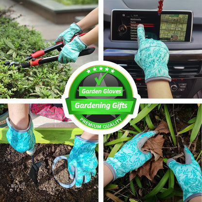 KLDOLLAR Gardening Gloves for Women, Thorn Proof Garden Gloves Yard Glove