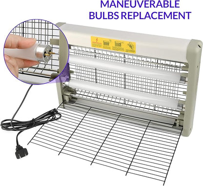 mafiti Bug Zapper Fly Traps Indoor Hanging Electric Mosquito Killer 3500V Gnats Fruit Trap for Home Restaurants Kitchen Garden