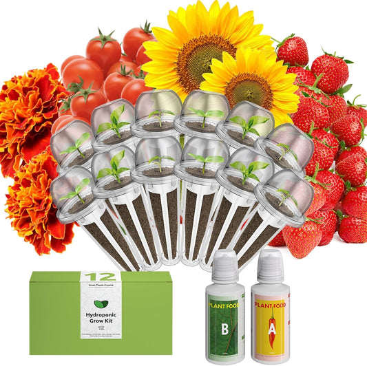 inbloom Vibrant Wildflower & Fruit Mixd Seed Pod Kit for AeroGarden, Ahopegarden Hydroponics
