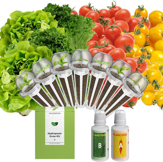 inbloom Organic Salad Green Seed Pod Kit for AeroGarden, Ahopegarden Hydroponics Growing System