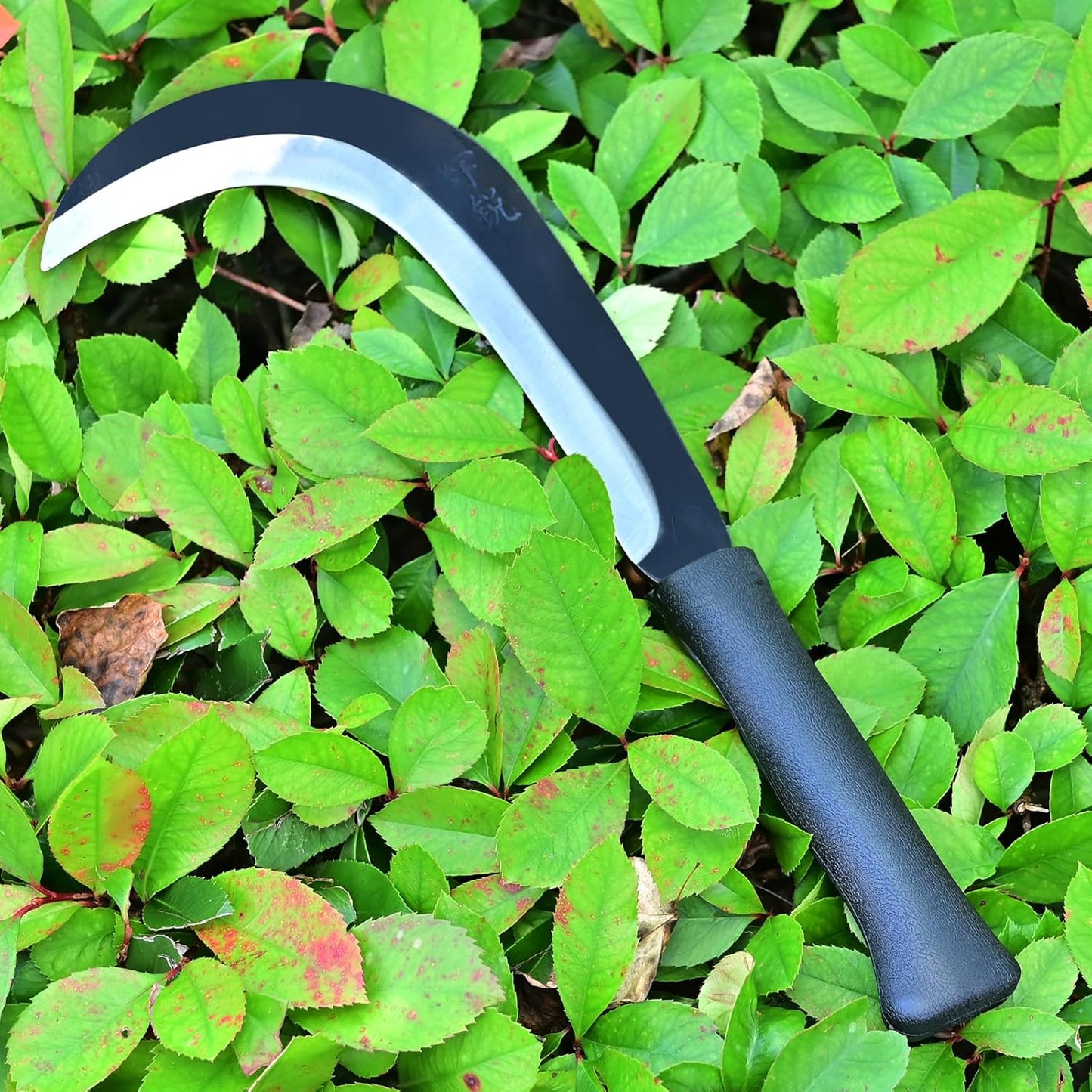 Sickle, Machete,Clearing Sickle,Weed Removal&Grass Clearing,Magnetic Long Handle,Compact&Portable Gardening&Farming,Soft Rubber Handle…