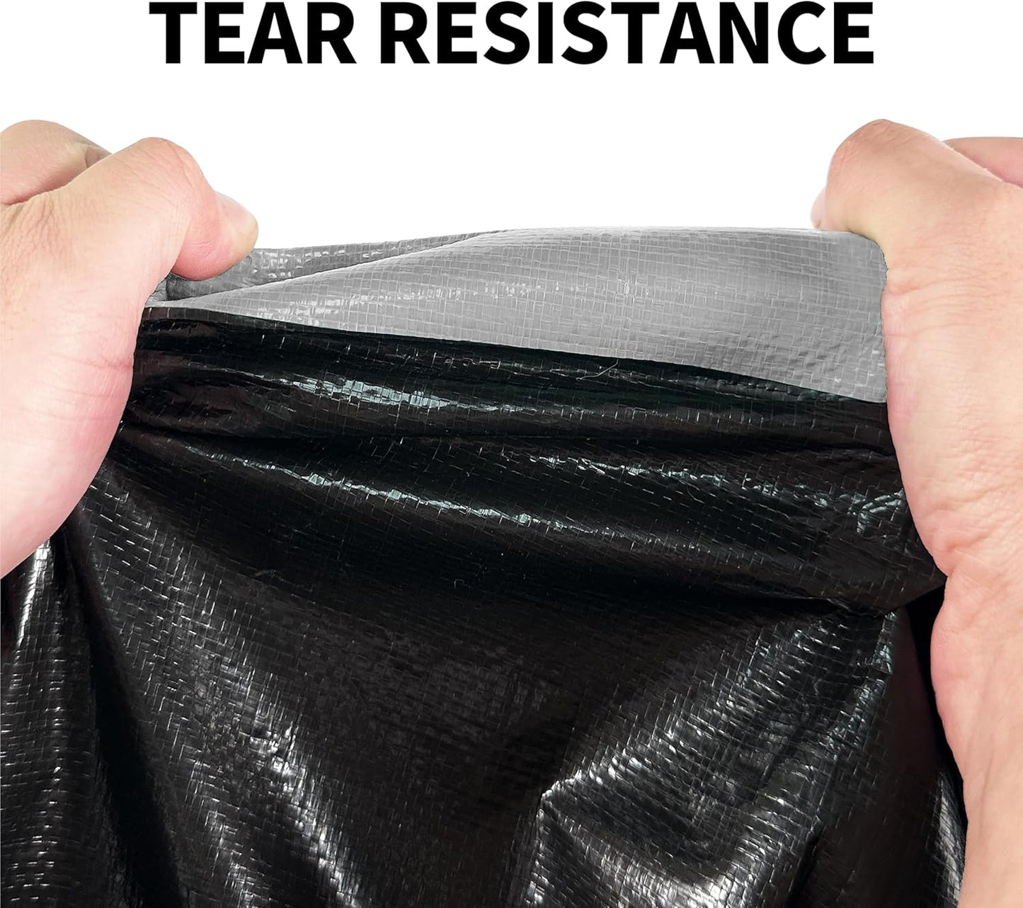 Tarp Heavy Duty 10x12ft Waterproof Tarps,10mil Uv Resistant,Multipurpose Silver/Black Tarps for Cars,Camping,Roof,Ship,Garden.by-MVPNET