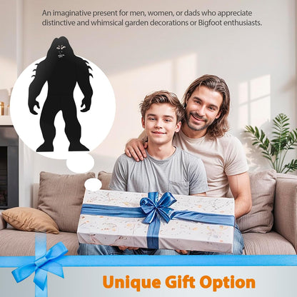 7.4Ft Tall Bigfoot Metal Outdoor Decor Big Foot Sasquatch Gifts for Men/Women/Dad Unique Bigfoot Silhouette Statues Perfect for Patio and Lawn Decor, Garden Decor, Yard Art, Yard Display