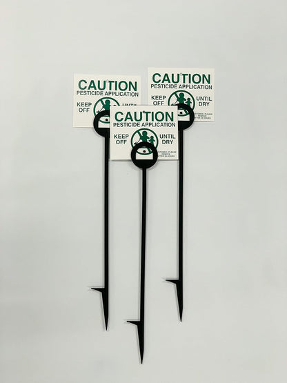 Lawn Treatment Application Stakes & Michigan Signs (Premium Style Stakes / 1,000 pc. Pack)
