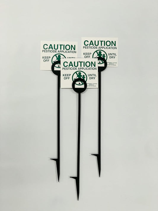 Lawn Treatment Application Stakes & Generic Signs (Premium Style Stakes / 500 pc. Pack)