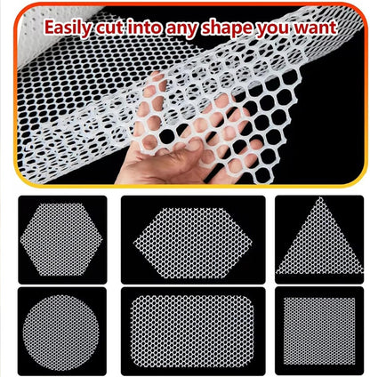 White Garden Fence Mesh 39.3″ Wide Safety Netting Plastic Net Fencing Roll Balcony Protection Window Isolation Net for Snow, Poultry, Chicken, Patio, Animal Barrie(Size:1x30M - Mesh 1.2cm,Color:White)