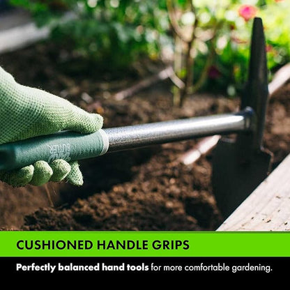 Yard Butler Terra Garden Hand Tools - Weeding Hand Tiller Tool for Efficient Gardening - Weed Remover Tool for Lawn & Garden Care - Durable Gardening Accessory, Variety Bundle
