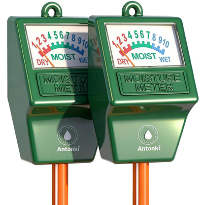 Antonki 2 Pack Soil Moisture Meter, Plant Water Meter Hygrometer