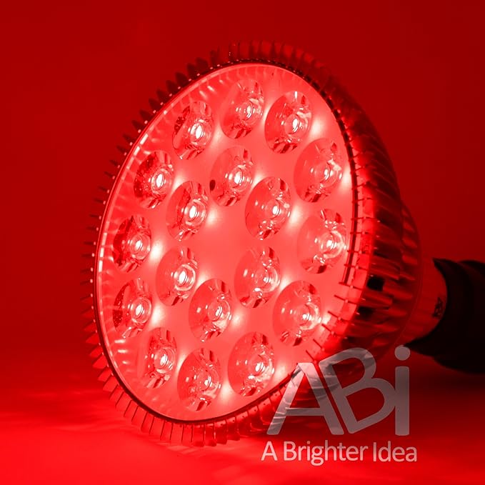 ABI 25W Deep Red 660nm LED Light Bulb Bloom Booster for Flowering, Fruting, and Grow Spectrum Enhancement