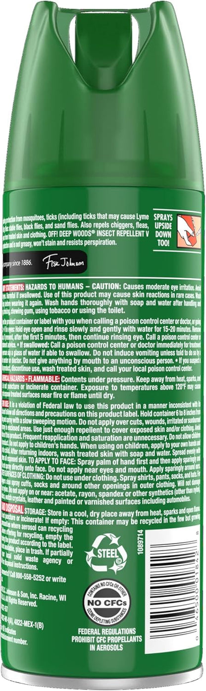 RaidOFF Off Deep Woods Insect Repellent 6oz (Pack of 3)
