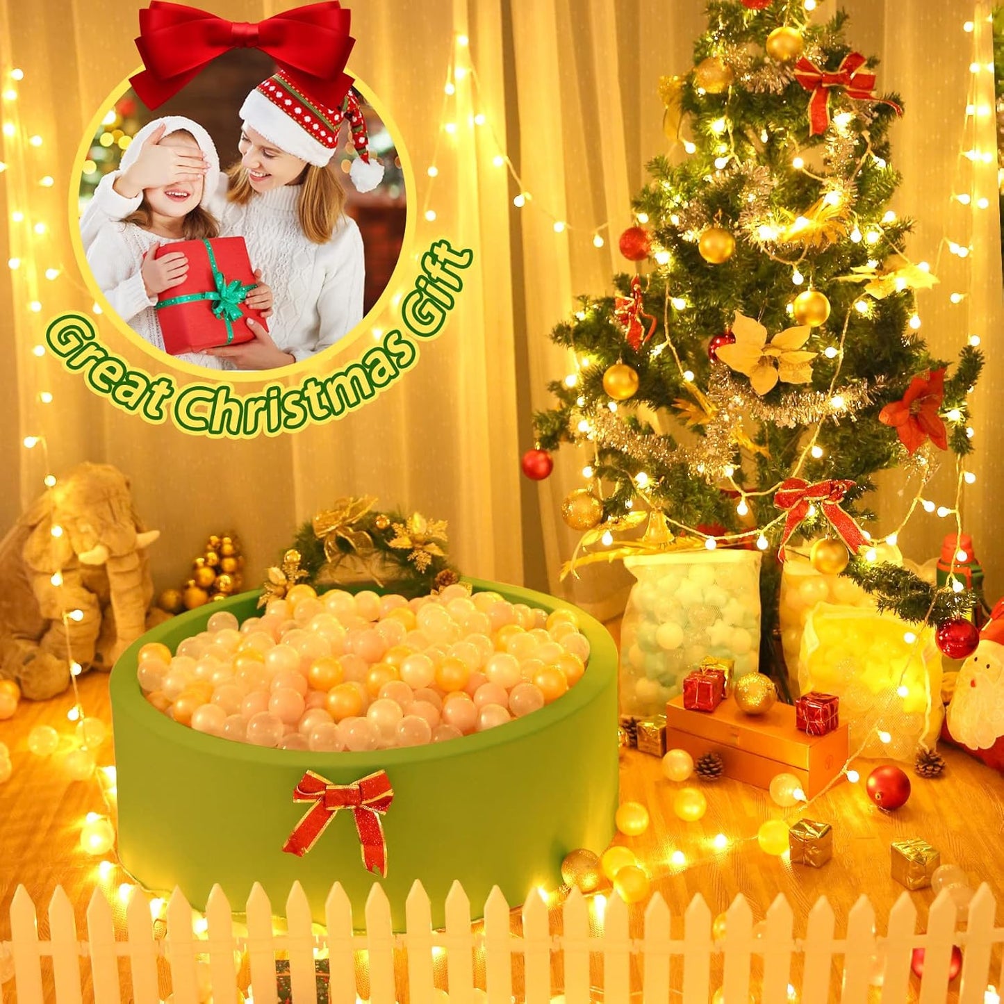 TRENDPLAY Plastic Balls for Ball Pits - Hollow Balls- Safe and Exciting Playtime - Perfect for Baby Pools, Birthday Party Decoration