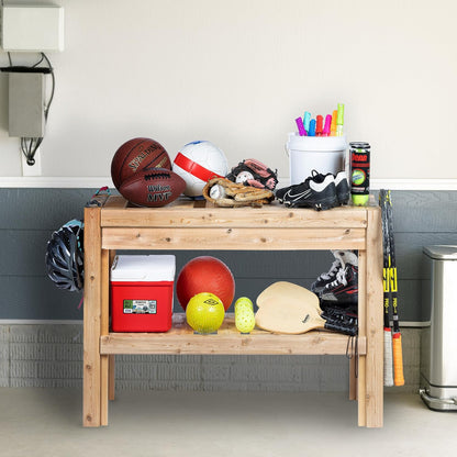 Greenes Fence Cedar Adjustable Storage Shelves, 44 in. x 16 in. x 30 in. - Made in USA with North American Cedar