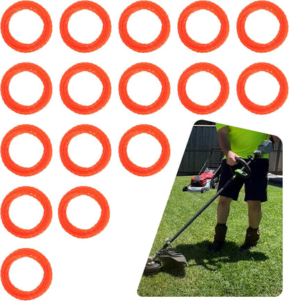AL2420P 0.095'' Pre-Cut Twisted Timmer Line Replace AL2420P for EGO 56V 15-Inch Trimmer & Multi-Head String Trimmer Attachment 14Ft Per Roll 16 Pack