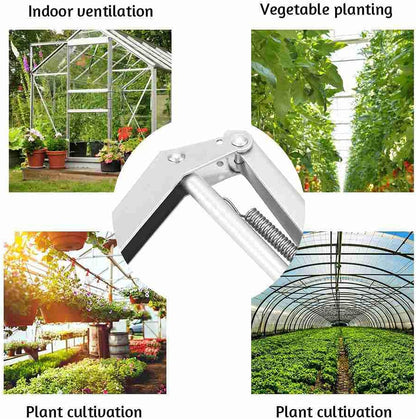 Automatic Greenhouse Window Opener Auto Vent Opener Roof Vent Opener Greenhouse Accessories Solar Window Louvre Thread Opener Auto Vent Kit Agriculture Gardening Tools Greenhouses Supplies