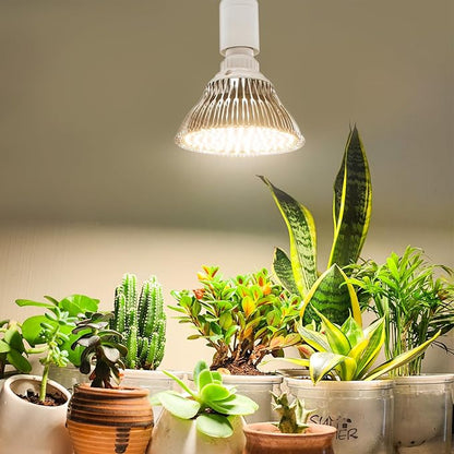 Bstrip LED Hanging Grow Light, Grow Light Bulb for Indoor Plants, 25W Full Spectrum Hanging Grow Light,3000K Plant Light Bulbs with 16.4FT Power Cord, Pendant Grow Lights for Indoor Plants, 1 Pack