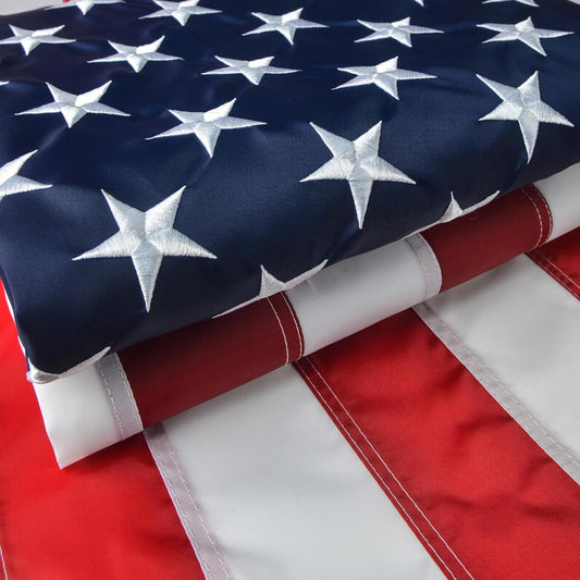American Flag 3x5 Outdoor, US Flag/USA Flag with 300D Oxford Polyester, Sewn Stripes, Brass