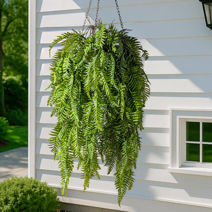 4PCS Fake Hanging Plants Set - Ultra Realistic Artificial Vine with Lifelike Leaves, Zero Maintenance Home & Office Decor for Wall, Shelf, Wedding Arch