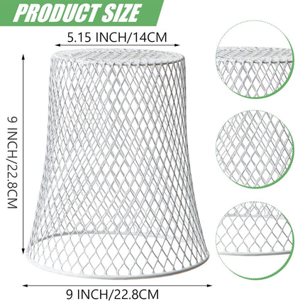 40 Pcs 9 inch Chicken Wire Plant Covers Bulk,Wire Garden Cloches Chicken Wire Cloche Plant Protector Metal Heavy Duty Garden Plant Cloche for Keeping Bunnies Chicken Squirrels Birds Other Out