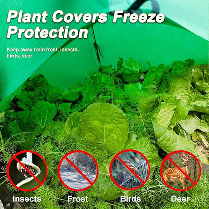 36″*36″*35.5″, Winter Plant Warm Covers - Raised Bed Cover, Garden Row Accelerator, Warm Tent Freeze Protection Humidity Domes for Germination, Seedling Propagation Protecting Plants from Animals 2PCS