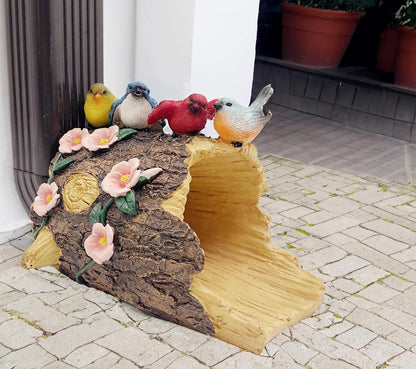 Bird Statues Gutter Downspout Extension Statues Garden Decoration,Resin Statue Outdoor Decor,Animal Downspout Diverter,Decorative Gutter Extension,3"×3" Downspout Extender Diverter Splash Block
