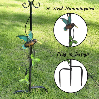 30.5" Gazing Ball Stand, Trident Base Gazing Globe Stand for 10 Inches Gazing Globes, Metal Gazing Ball Display Holder for Outdoor Garden Lawn Yard