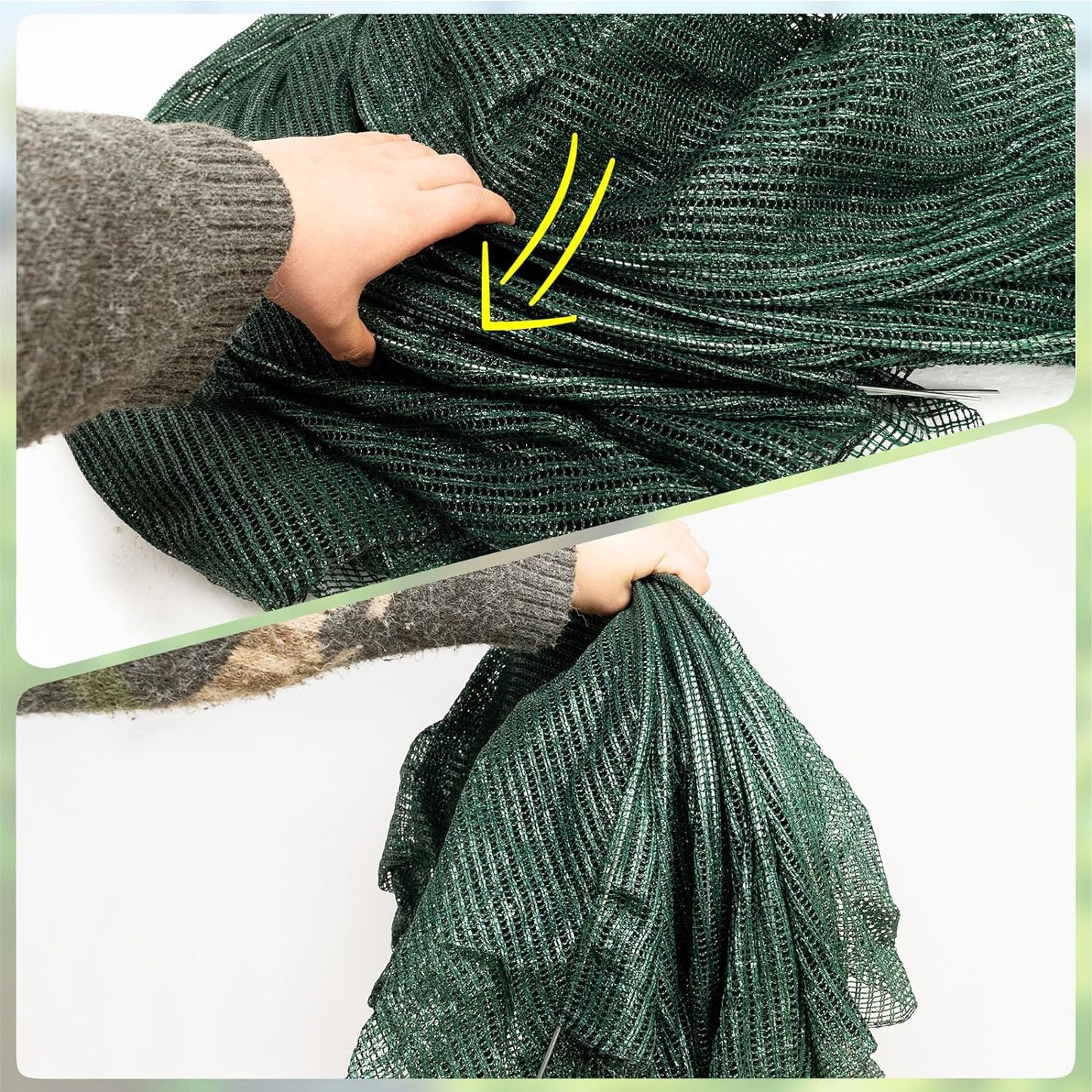 2 in 1 Portable Greenhouse Protection from Sun Heat,Garden Tunnel Shade Net Cover with Quick-Release Technology,Row Covers for Vegetables Plant Cover from Sun (Pack 1)