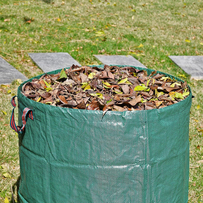 CAMPFIRE 3 Pack 72gallon Garden Waste Bags (H30, D26 Inches) With Handles, Heavy Duty Leaf Bags, Reusable Lawn Garden Bags And Yard Waste Bags, Suitable For Leaf Collectors
