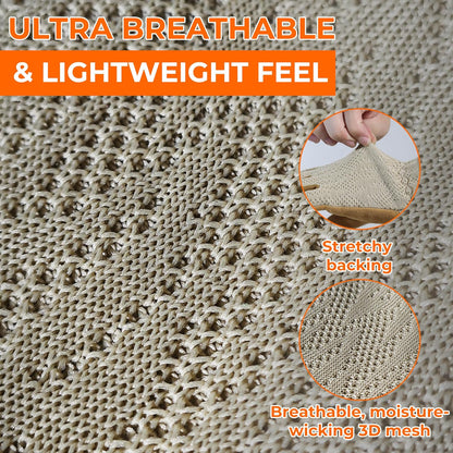 HANDLANDY Gardening Gloves for Women, Breathable Ladies Leather Garden Yard Gloves Best Gift for Gardeners