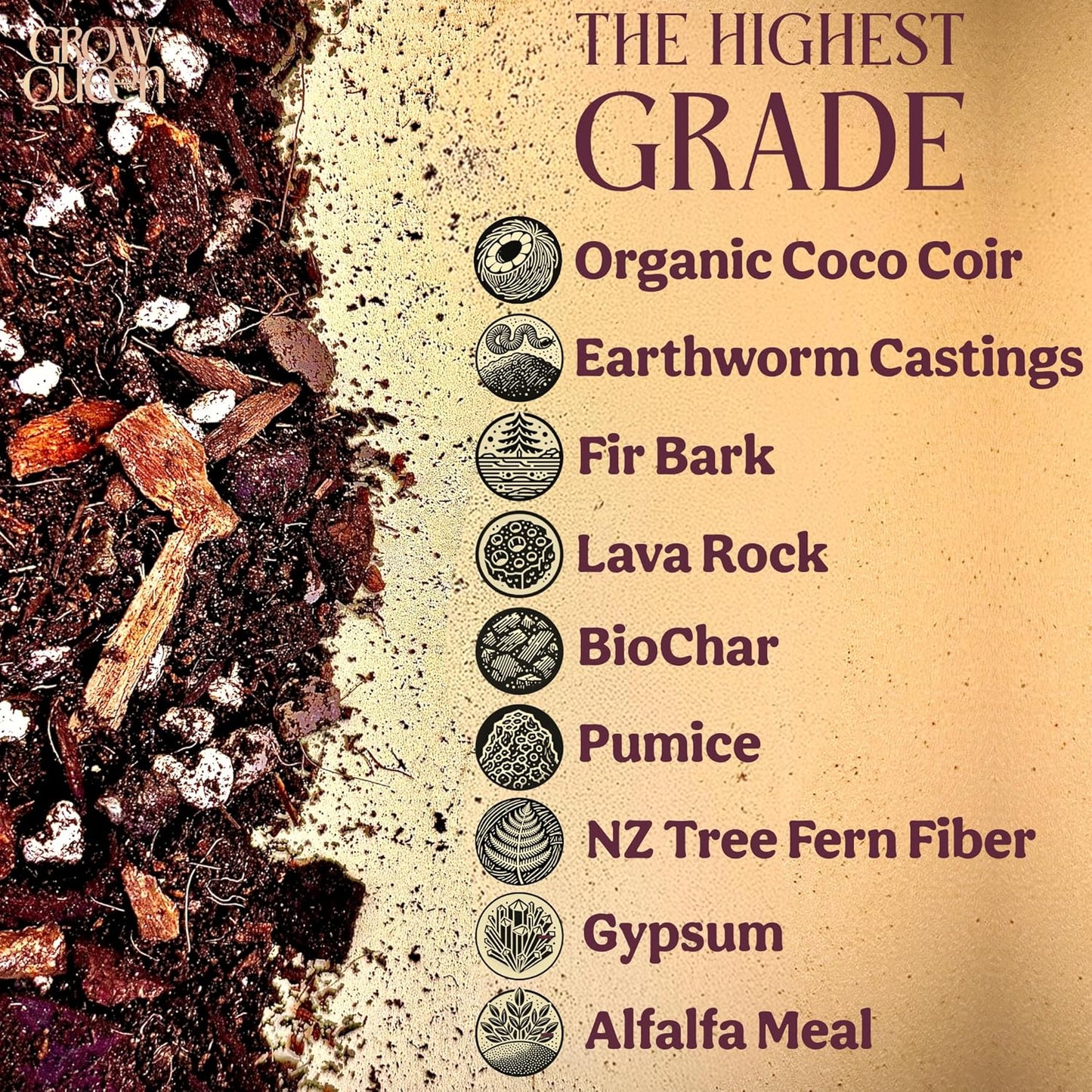 Craft Aroid Potting Mix- Elite Organic Alocasia, Philodendron, Monstera Soil Mix, Chunky, Well Draining Potting Soil for Indoor Plants, All Tropical Plants & Houseplants, Perlite & Peat Free 2QT