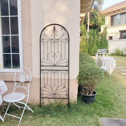SCENDOR Trellis for Vines and Climbing Plants Outdoor, 70.8" H x 24.5" W Iron Wire Lattices Grid Panels for Potted Climbing Tomato Rose Vegetable Flower Plant Trellises 1 Pack