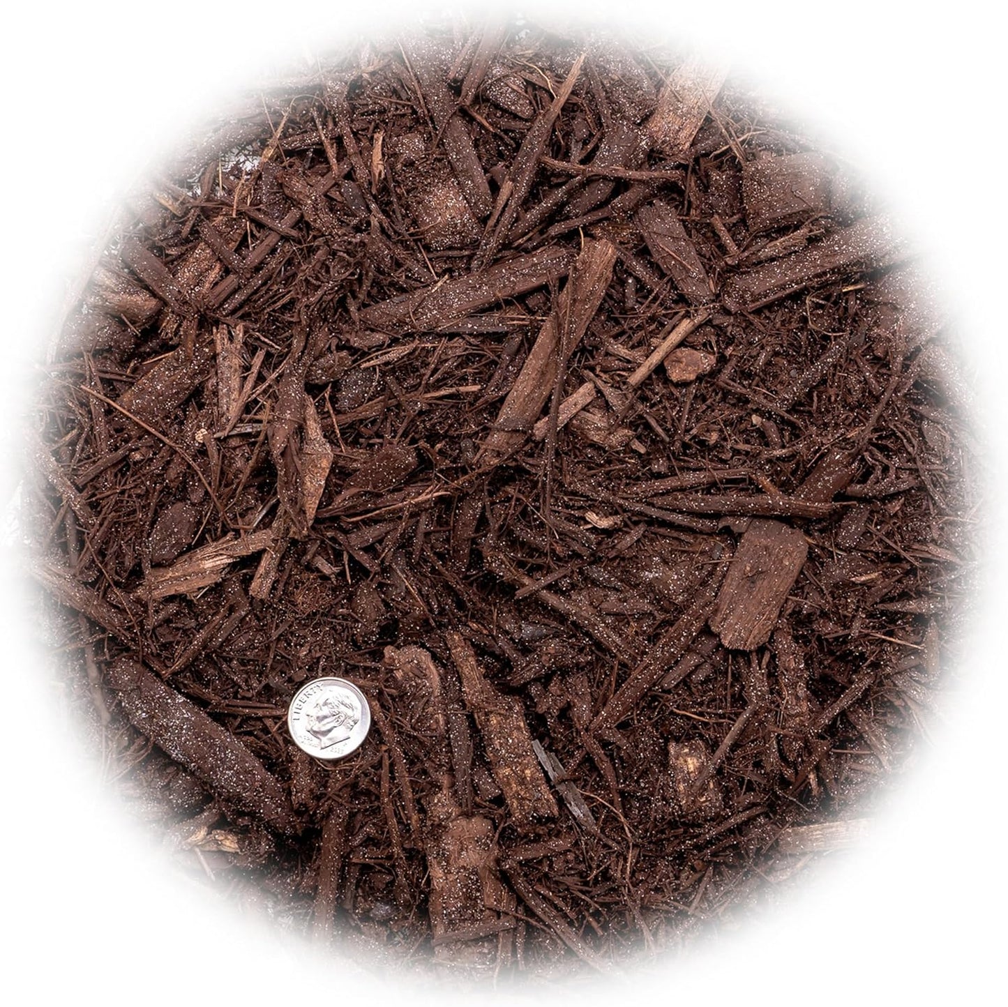GARDENERA Brown Mulch - Create a Polished and Professional Outdoor Space - 3 QUARTS