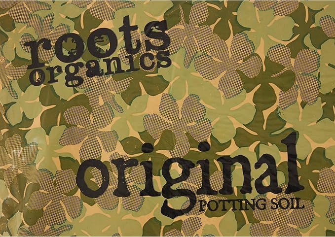 Roots Organics Original Potting Soil, Organic Growing Media with Mycorrhizae.75 Cubic Foot Plant-in-Bag