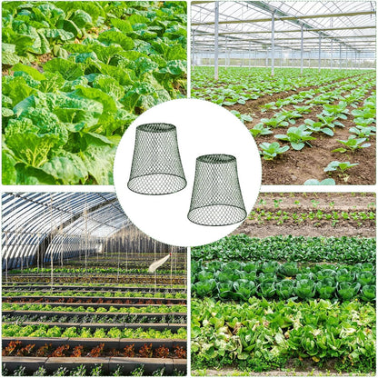 40 Pcs 8 inch Chicken Wire Plant Covers,Wire Garden Cloches Chicken Wire Cloche Plant Protector Metal Heavy Duty Garden Plant Cloche for Keeping Bunnies Chicken Squirrels Birds Other Out