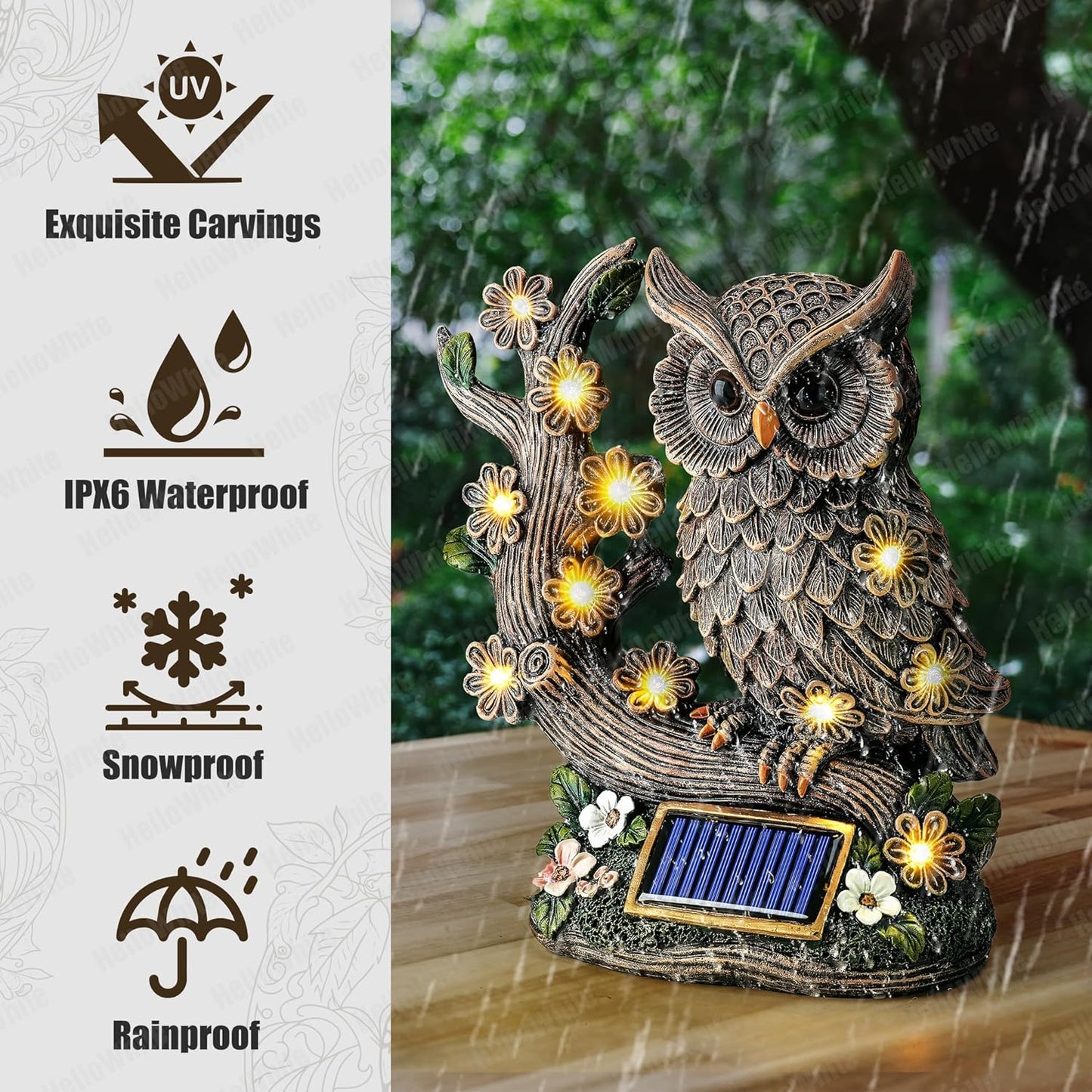Solar Garden Decorations – Beautiful Outdoor Garden Statue for Yard Decor, Garden Decor & Outdoor Decor | Perfect Yard Art and Outdoor Statues for Garden Decor for Outside