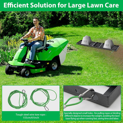 Pragmatist Lawn Leveling Rake, 34"x9.4" Leveling Rake 68" Leveler Tool Big Lawn Leveler Stainless Steel Landscaping Tool for Garden, Golf Lawn, Farm, Pasture, Yard Tool