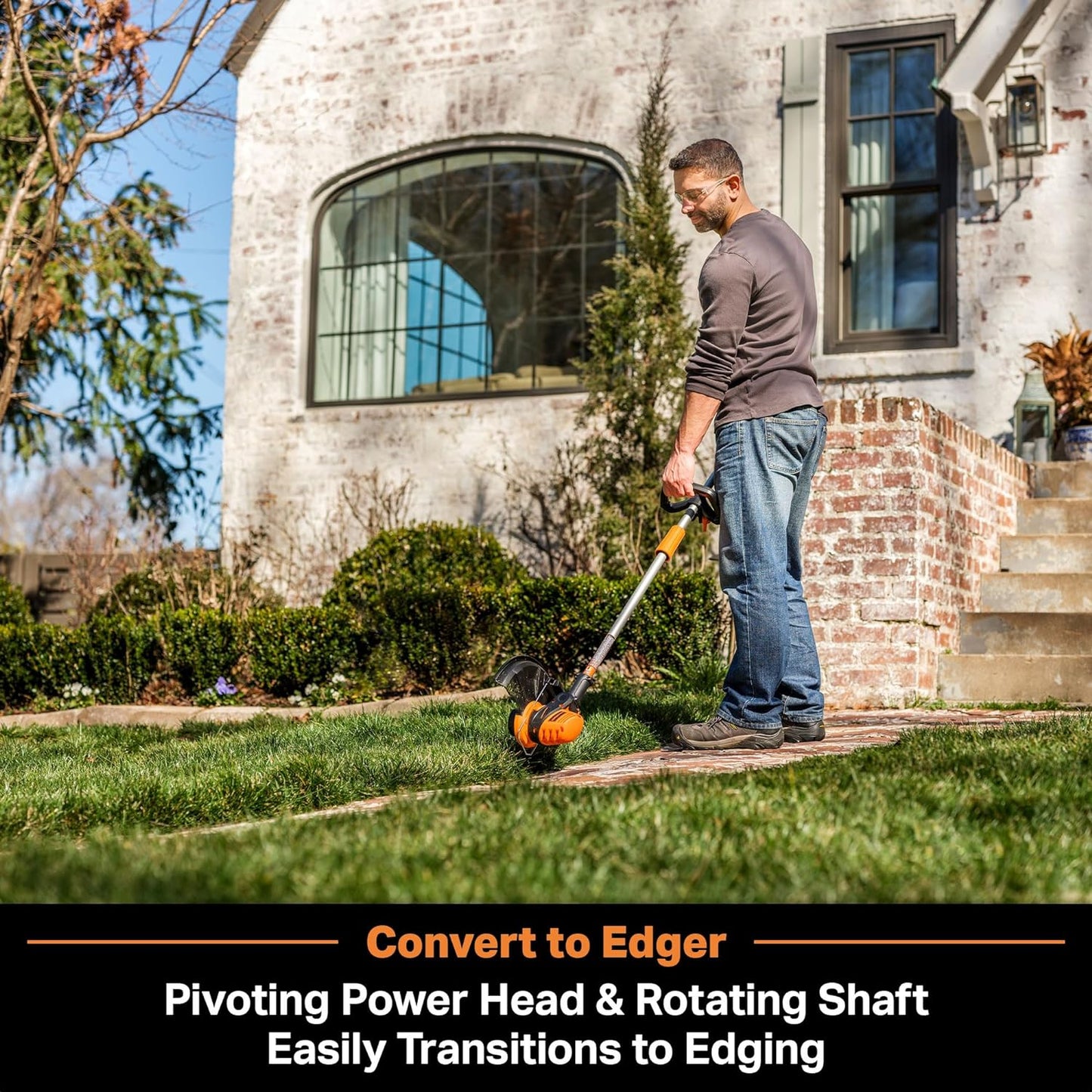 LawnMaster CLGT2412S 24V 12" Cordless String Trimmer 2.0AH Battery & Charger Included
