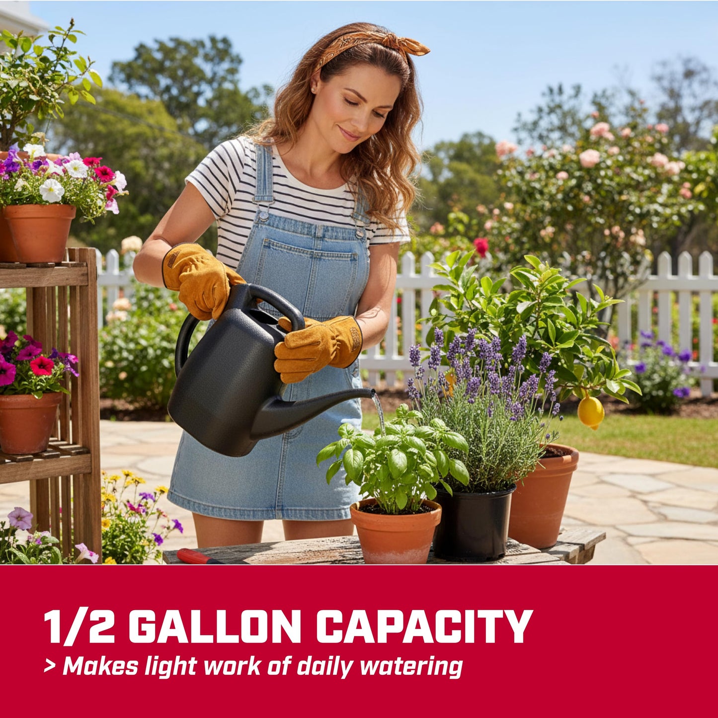 Chapin 1/2-Gallon Watering Can, Lightweight for Easy Watering