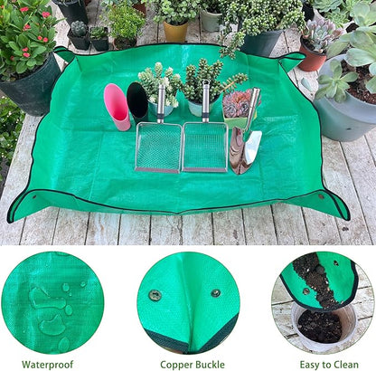 6-Pack Garden Tool Set, Soil Sifter Shovel (3.8 & 5mm Mesh) - Stainless Steel Gardening Kit & Essential Accessories, Garden Hand Tools & Planting Tools, Ideal Gardening Gifts for Women, Men, Mom & Dad