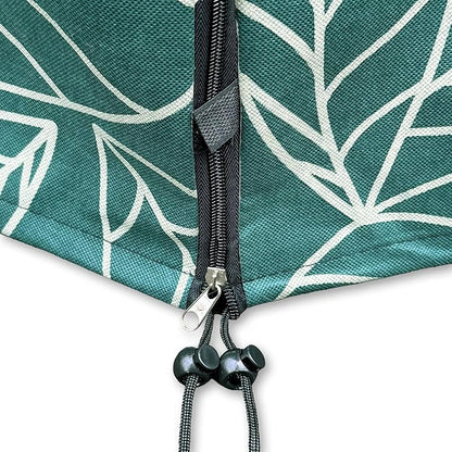 Plant Covers Freeze Protection 24"x32" in 4 Pack | Green Winter Frost Blankets for Outdoor Plants | Reusable Garden Cover Bags with Zipper Drawstring | Cold Weather Shrub Protection Cloth