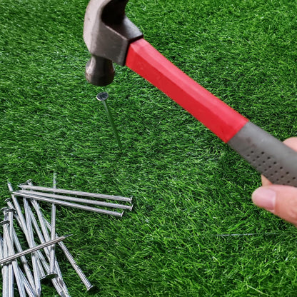 Landscape Stakes,Metal Galvanized Landscape Spikes for Artificial Turf,Tent Spikes,Paver Edging (50, 6 in)
