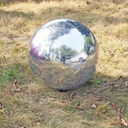 Generic Big Shiny Balls Giant Inflatable Mirror Balls for Events & Decor - Party, Advertising, Shows, Stage Decoration - Hanging & Standing-Various Sizes & Colors - Silver (0.6m/1.97ft)